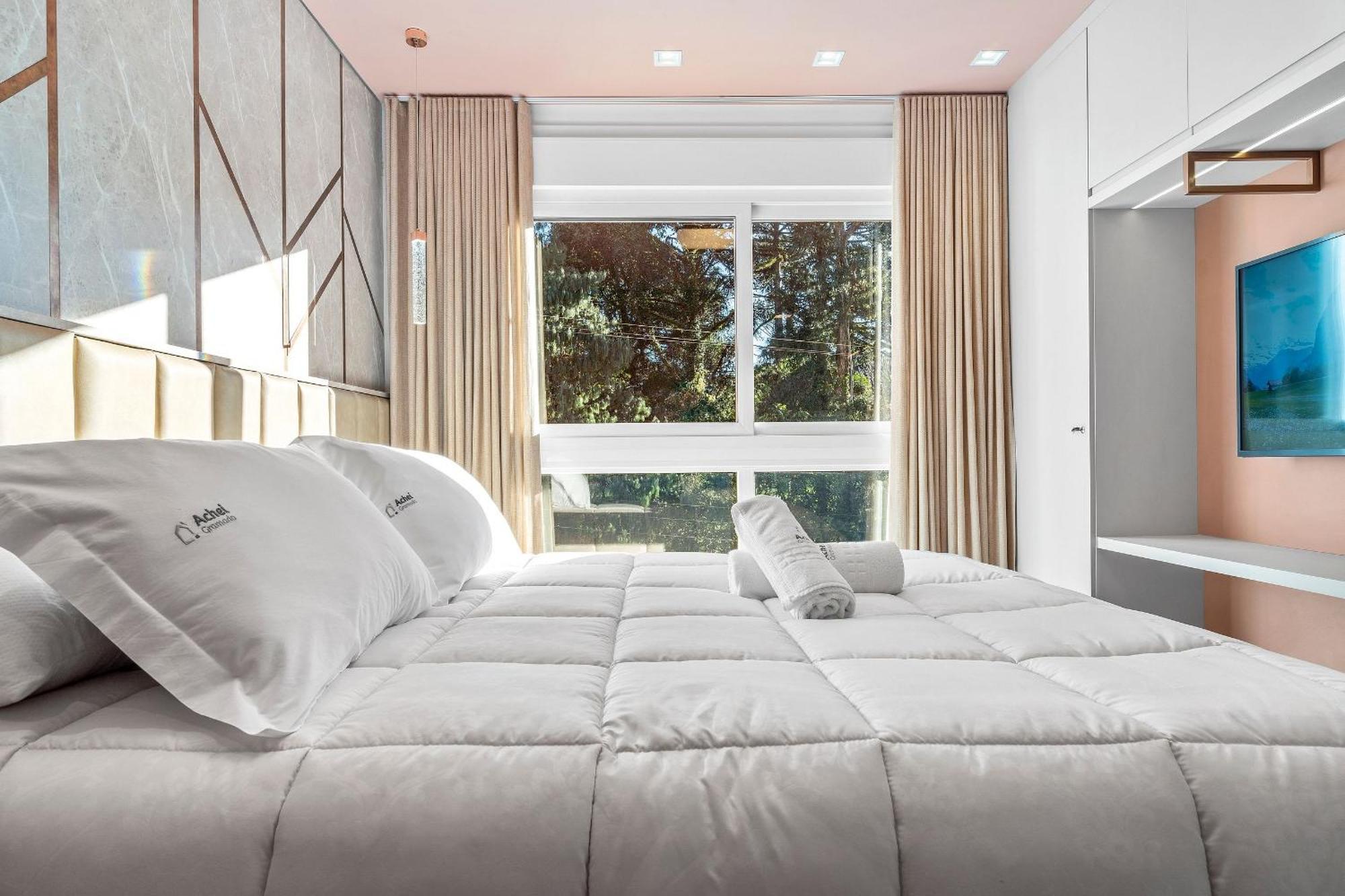 Apartamento Bellagio 2 Suites E Piscina By Achei Канела Екстер'єр фото